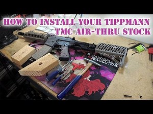 How To: Tippmann TMC Air-Thru Stock Full Install Video