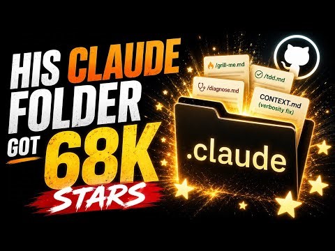 He Open-Sourced His Claude Folder. 68K Stars on github