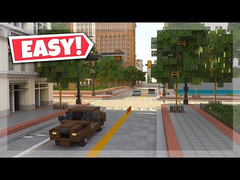 How To Build Realistic Roads || Minecraft Tutorial