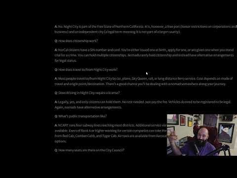 Night City 2045 Dev Blog 1 - 7 Breakdown