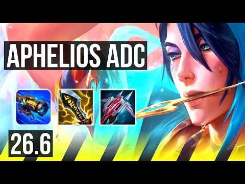 APHELIOS & Alistar vs JINX & Camille (ADC) | Good KDA: 19/2/6 | KR Challenger | 26.6