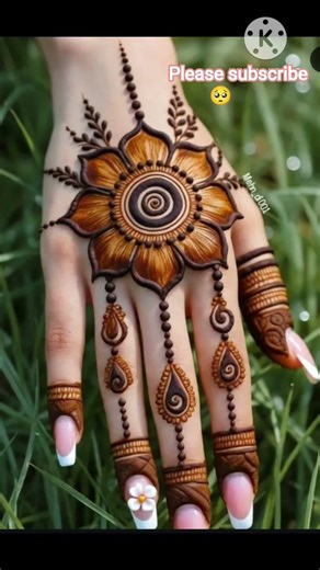 Beautiful Flowers Mehndi Design 2026 ✨🌿#mehndi #henna #mehndidesign #trending #shortvideo