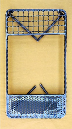 rebar art | diy fire box #firebox #diy