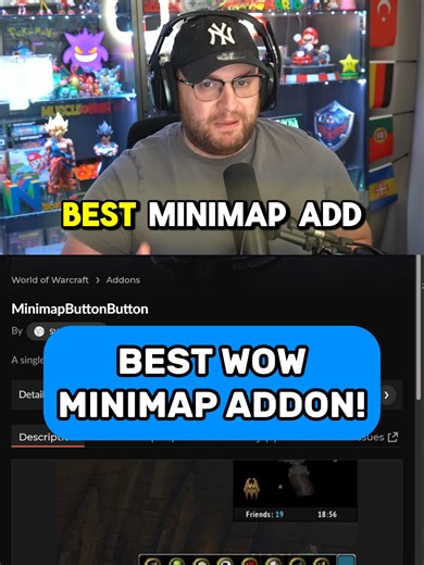 BEST WOW MINIMAP ADDON #worldofwarcraft #warcraft #wow #news #mythicplus #addon #musclebrah