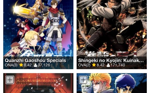 Myanimelist（欧美动漫评分网站）评分前100动漫作品从100到1