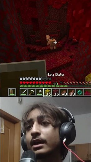 Piglin Fights Hoglin. #minecraft #shorts