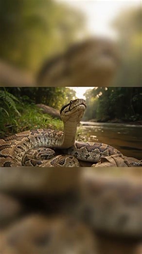 Silent… but Deadly 🐍 #shorts #python #snake #indian #jungle #viralvideo