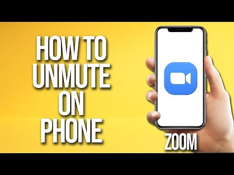 How To Unmute On Phone Zoom Tutorial