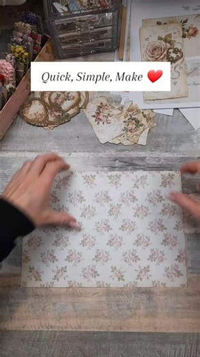 Gi Kerr on Instagram: "No music, just making Quick, simples make. #gikerr #gikerr #happinessincrafting #junkjournals #trifold"