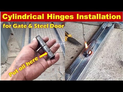 CYLINDRICAL HINGES INSTALLATION #Shorts #short