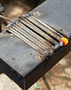 1.4M views · 12K reactions | beginner welder's lesson in emergency repair of leaking metal using only welding wire rods #welding #iron #welder #art | Iron Welder Art | Facebook