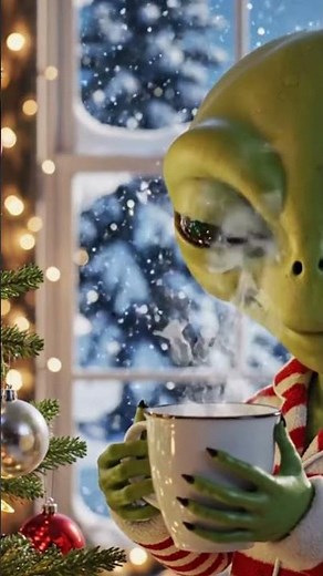 Good morning, Green Alien #funny #goodmorning