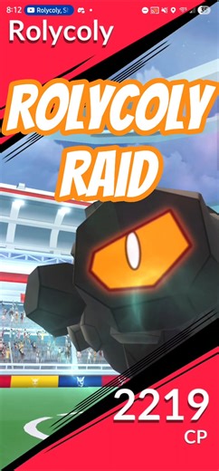 🔥ROLYCOLY RAID AND CATCH! Pokemon Go! #pokemon #pokemongo #pokémongo