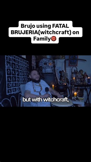 Pedro Avila Jr on Instagram: "Brujo using FATAL BRUJERIA(witchcraft) on Family👹 • • • #explore #witchcraft #brujeria #interview #santeria"
