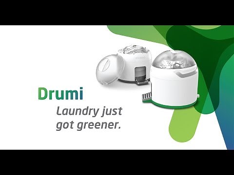 Drumi - small, portable, eco-friendly washing machine