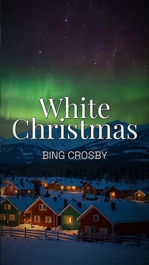 Bing Crosby - White Christmas (Lyrics) | #Trending #WhiteChristmas #Lyrics #Music #LyricVideo #40s
