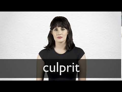 How to pronounce CULPRIT in British English