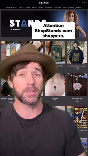 2.2K views · 58 reactions | Hey Party People, @ShopStands had some dental issues this week, so I’m stepping in to help out with their marketing a bit. Lots of new stuff in the shop this week! Buy all of it! -@charliecapen | Stands | Facebook