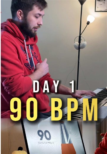 When do I fail? ☠️☠️ Piano Challenge DAY 1: 90 BPM