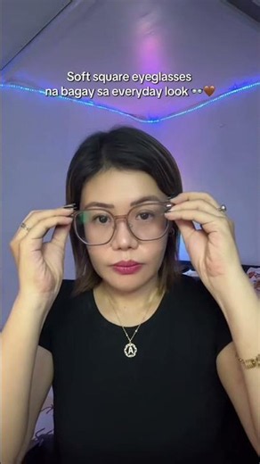 Soft Square Frame Eyeglasses
