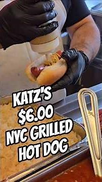 BEST NYC GRILLED HOT DOG!!