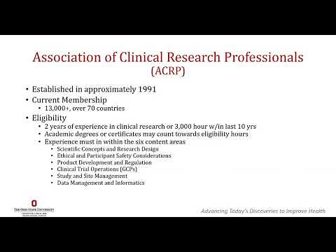 CRP Certification: ACRP, SoCRA or other?