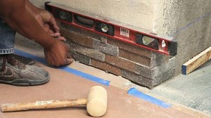 MSI Golden Honey Ledger Panel 6 in. x 24 in. Splitface Quartzite Wall Tile (6 sq. ft. /case) LPNLQGLDHON624C