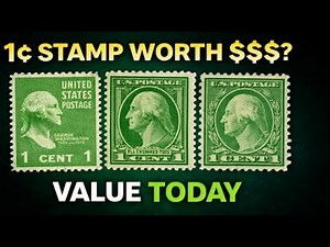 George Washington 1 Cent Stamps Value Today 💵 | Rare or Common? Full Market Guide 2026