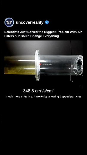 Breakthrough: Scientists Just Solved The Biggest Problem With Air Filters #tech #shorts #pollution