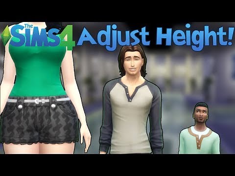 The Sims 4: Adjust Your Height! (Mod Showcase)