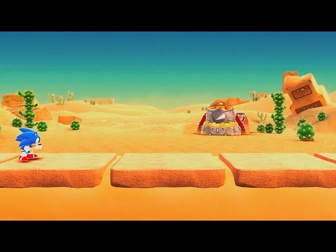 SONIC SUPERSTARS - Sand Sanctuary Act 1 Boss Fight