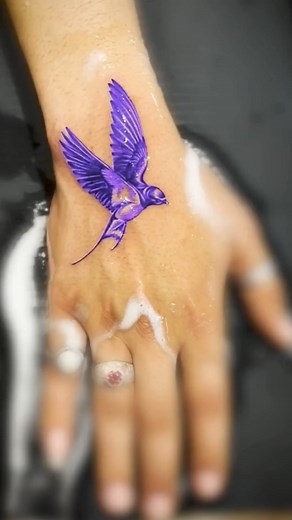 271K views · 2.3K reactions | Bird Tattoo on Hand Tattoo Design ✌️ #tattoo #virals #shorts #sleevetattoo #art | Rohit Kumre | Facebook
