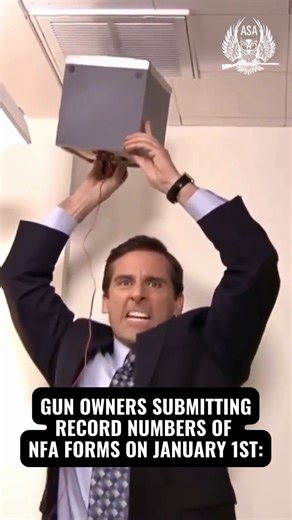 On day one of the NFA tax removal, gun owners filed Form 1 and Form 4 applications in record-breaking numbers. Proof that unconstitutional restrictions only impede constitutional rights. | American Suppressor Association
