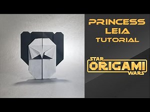 Star Wars Origami Tutorial: Princess Leia