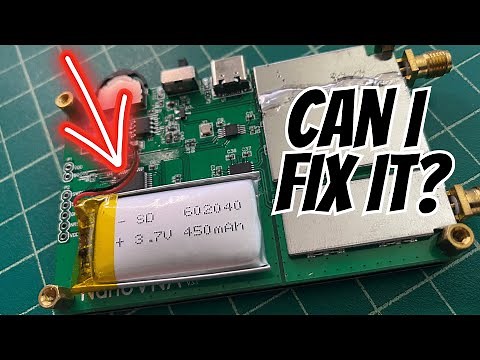 NanoVNA H Battery Failure