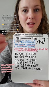 💬TO GO, TO SEE, TO DO, TO BE, TO GET, TO TAKE... *reduction practice [🇺🇸🇨🇦 accent] Let's practice making this reduction a habit SO YOU CAN SOUND MORE NATURAL IN ENGLISH! ⚠️ WARNING: Don't jump into connected speech unless you already speak clear enough & and are easily understood 😉 (or your accent/pronunication can get worse) ======== DM me *BURRITO* if you want to learn connected speech secrets ======== #americanaccent #englishpronunciationtips #accenttraining #accentcoach #fblifestyle | 