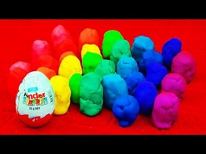 30 Surprise Eggs!!! Play Doh Kinder Egg TOY STORY Disney Princess CARS Batman Marvel Spiderman Egg