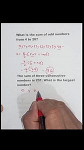 Civil service exam reviewer / sum of all odd numbers / sum of consecutive integers #civilserviceexam2025 #civilserviceexam | Arturo Infornon Malag Jr.