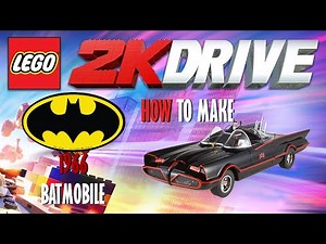 LEGO 2K Drive How to Make Batman Custom Adam West 1966 Batmobile