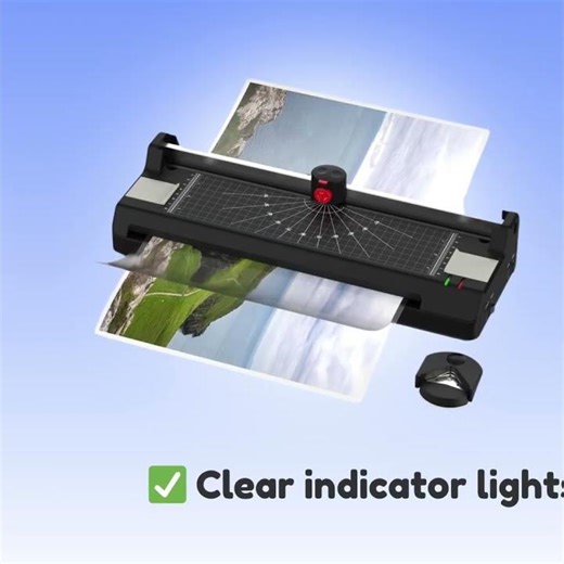 𝐄𝐟𝐢𝐜𝐞𝐧𝐭𝐥𝐢𝐧𝐞 𝐋𝐚𝐦𝐢𝐧𝐚𝐭𝐢𝐧𝐠 𝐌𝐚𝐜𝐡𝐢𝐧𝐞 has simple one-button controls, easy lights, and no-fuss setup