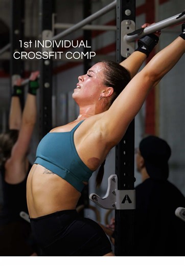 My first individual CrossFit comp, 3 workouts a final. 3rd place. Last intermediate comp. 🤪 #perth #crossfit #competition #weightlifting #workout