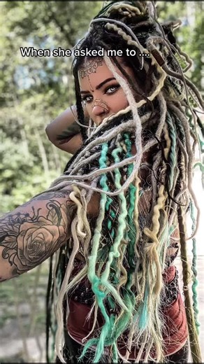 When she asked me to make this 🐚 #dreamhair #goviral #2022glowup #dreads @zahja_