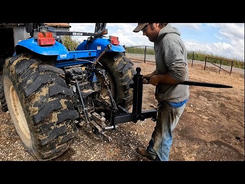 Clipping Some Pasture and Building a Three Point Bale Spear