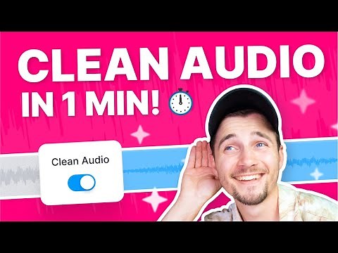 How to Clean Audio in 1 Minute! ⏱