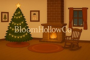 Christmas Desktop Background With Ornaments | Animated Background | Customizable Holiday Wallpaper | Festive Digital Download - Etsy