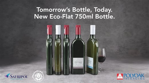 Polyoak Packaging | Our Eco-Flat Wine Bottle