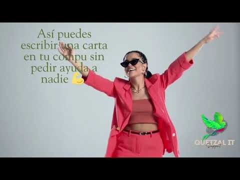 ¡Así puedes escribir una carta en tu computadora sin pedir ayuda a nadie! 💻✉️