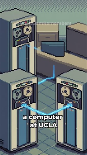 The First Message Ever Sent on the Internet (1969) | Uncle Sam Remembers #historyshorts #history