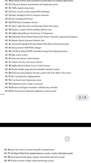 #ece minor projects #ece #projects #list #reels #study#studentlife #studymotivation #publicreels