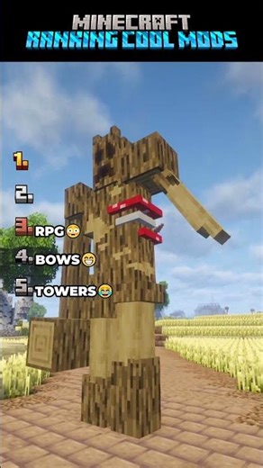 Ranking Cool Minecraft Mods #shorts
